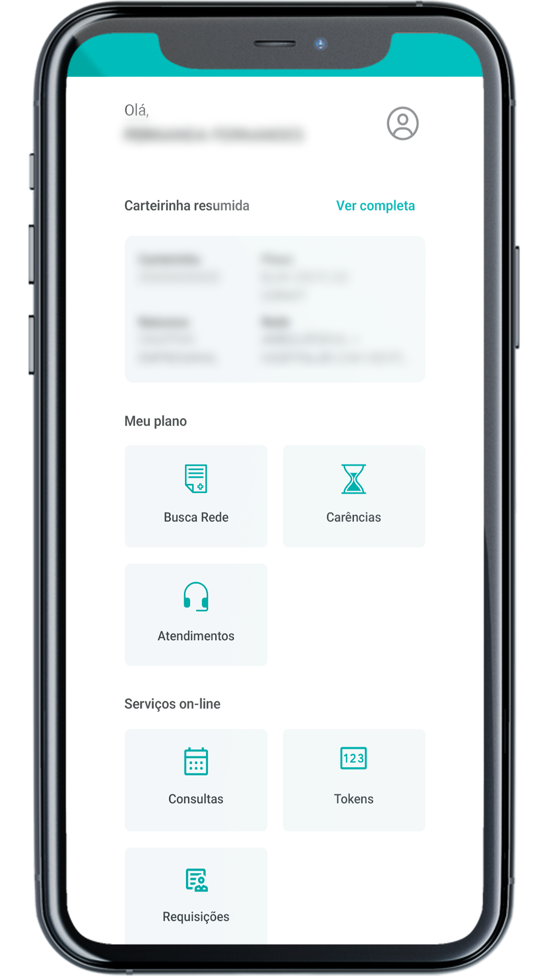 Tela de login no aplicativo Klini
